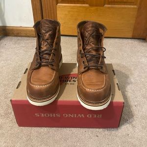 Red Wing model #1907 moc toe boots.